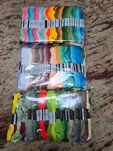 Huge Lot of Embroidery Thread Floss 450 Total! - Picture 1 of 8