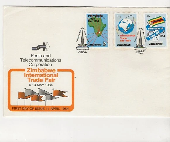 Zimbabwe Comm/FDC - International Trade Fair - 1984 (CW30) - Image 1 of 1