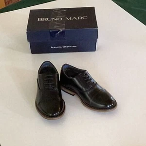 Brand New Bruno Marc Boys Shoes Size 9 Color Black - Picture 1 of 2