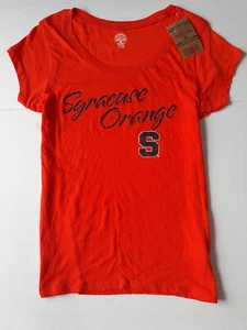 NCAA Syracuse University SU Womens Short Sleeve T-shirt M Medium Orange Top NWT - Picture 1 of 4