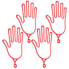 4 Pcs Glove Hanger Stretcher Gloves Support Frame Plastic Glove Rack