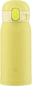 Zojirushi thermos Water Bottle One Touch stainless steel 0.36L Lemon SM-WA36-YA - Image 1 of 1