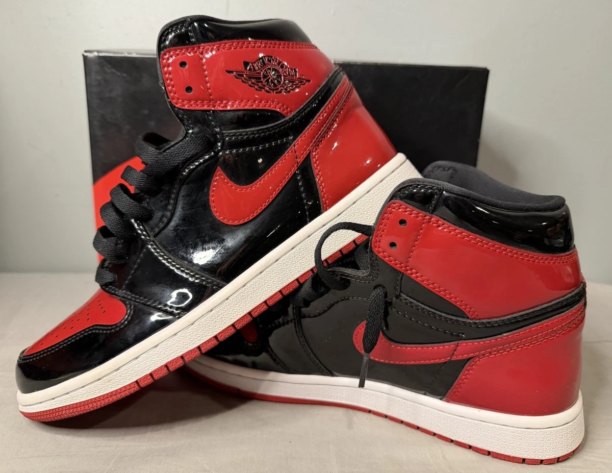 Jordan 1 Retro High Black Patent | eBay