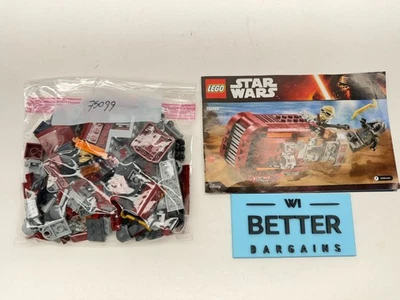 LEGO Star Wars 75099 Rey’s Speeder - COMPLETO con Minifiguras y Manual Foto 1 de 4