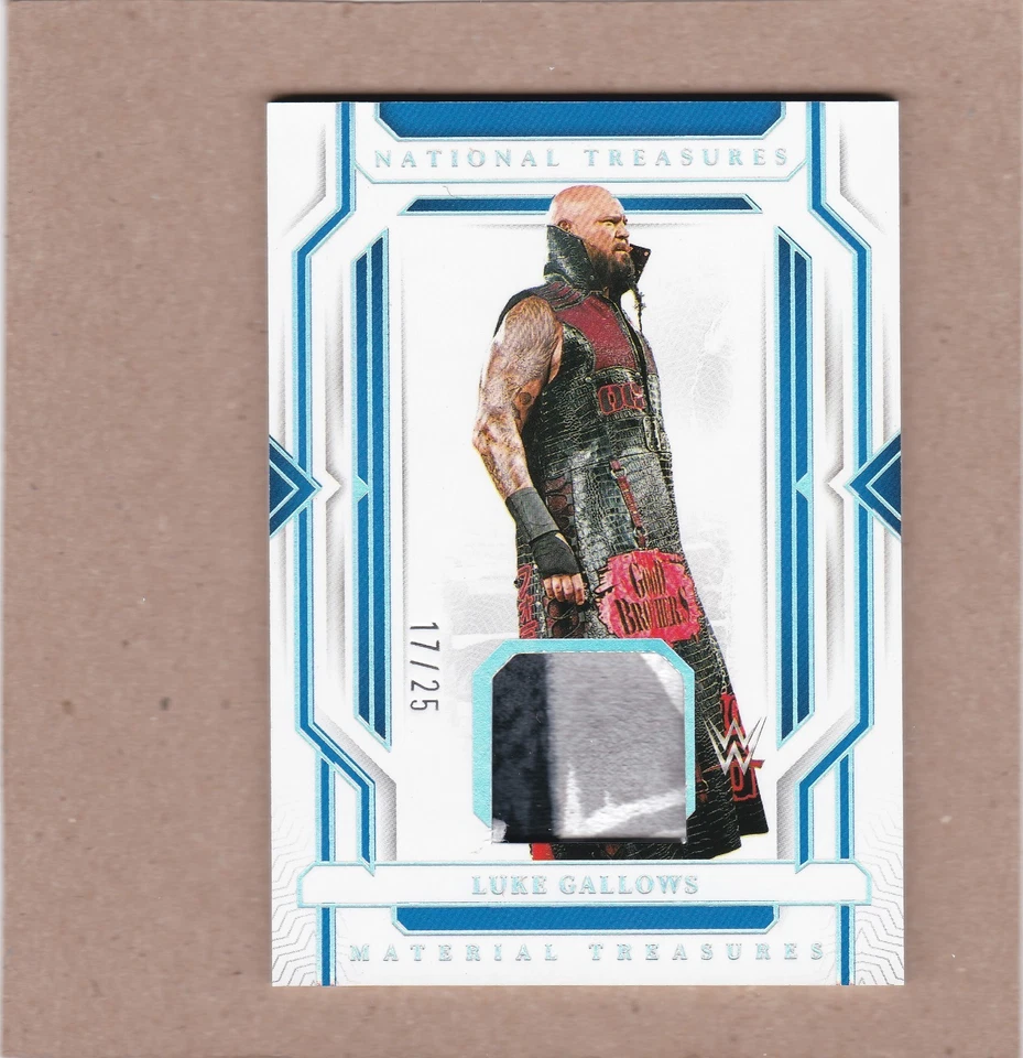2024 Panini National Treasures WWE Material Treasures Luke Gallows #MT-LGW 17/25 - Image 1 of 2