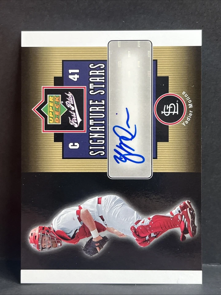 2006 Upper Deck First Pitch Yadier Molina Signature Stars Auto - Image 1 of 3