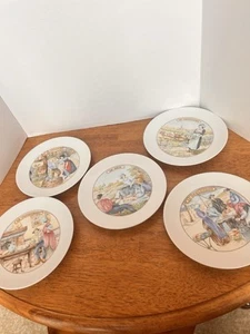 Verdadera porcelana/Francia/Ateliers de la Cigogne/Le Reblochon/platos de postre/5 - Imagen 1 de 8