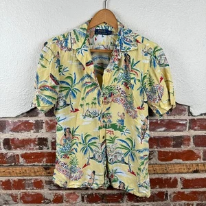 Polo Ralph Lauren Shirt Small Multicolor Viscose Short Sleeve Button Up Hawaiian - Picture 1 of 6