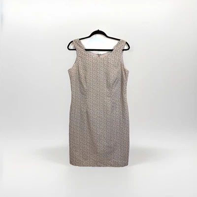 Vintage Laura Ashley USA Size 12 Sheath Dress Floral Sleeveless Cotton Cottage - Image 1 of 4