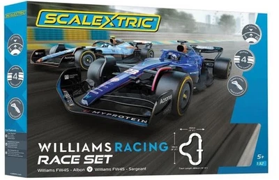 Scalextric Williams Racing 1:32 Slot Car Race Set - 4 Track Layouts -C1450T - Image 1 of 4
