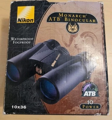 Бинокль среднего размера Nikon Monarch ATB 10x36 - хороший оптический! - Изображение 1 из 4