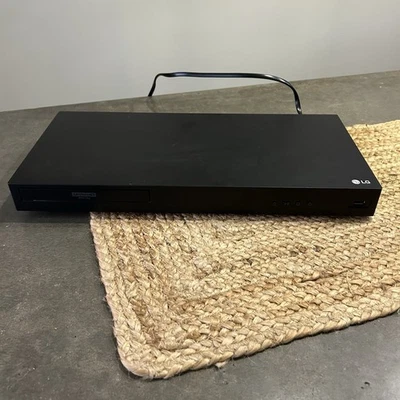 Reproductor de discos Blu-ray LG UBK80 4K Ultra HD 3D probado funciona  Foto 1 de 4