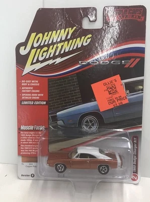 Johnny Lightning Muscle Cars США 1969 Dodge Charger R/T литой автомобиль НОВЫЙ - Изображение 1 из 3