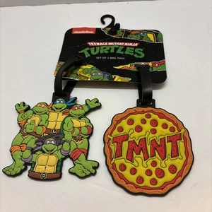 Teenage Mutant Ninja Turtles Set 2 Pezzi Valigia ID Tag con Stra... - Foto 1 di 7
