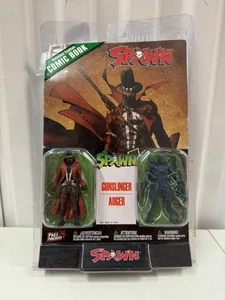 McFarlane Page Punchers 3" Figure 2 Pack w/ Comic Book Gunslinger Spawn Auger - Picture 1 of 4