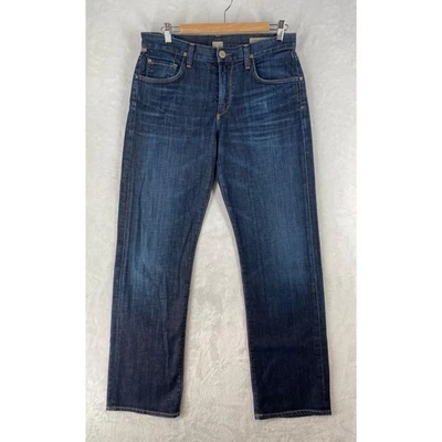 Citizens Of Humanity Jeans Men’s 32x33 Evans Relaxed Fit Blue Denim 606D-132 - Image 1 of 4