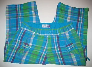 THE CHILDREN'S PLACE - PLAID CARGO PANTS - 6 POCKETS -14 - Picture 1 of 4
