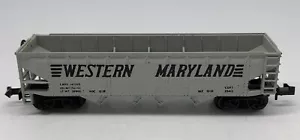 Trix Austria 4-Bay Hopper Car Train Western Maryland WM N Scale - Picture 1 of 12