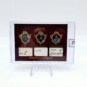 2024 Eternal Cuts Douglas MacArthur Erwin Rommel Zhugov Triple Relic /25 - Picture 1 of 2