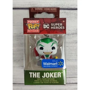 Funko Pocket Pop Llavero DC Super Heroes The Joker Holiday Walmart Exclusivo - Imagen 1 de 4
