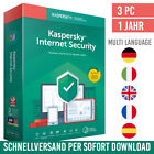 Kaspersky Internet Security 2024 (estándar) - 3 dispositivos - 1 año | Envío instantáneo