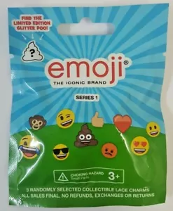 2 x Emoji Lace Charms series 1 - Picture 1 of 2