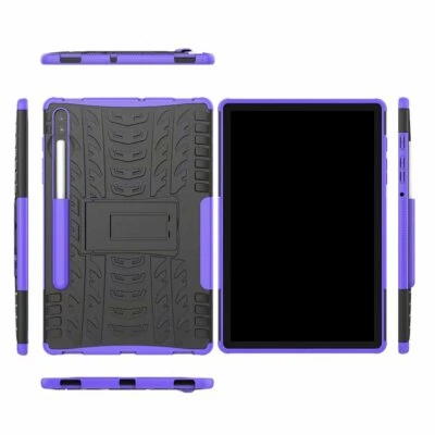 Shockproof Hybrid Rugged Rubber Hard Case Cover For Samsung Galaxy Tab S7 S8 S9+ - Image 1 of 4