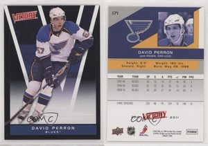 2010-11 Upper Deck Victory Black David Perron #171