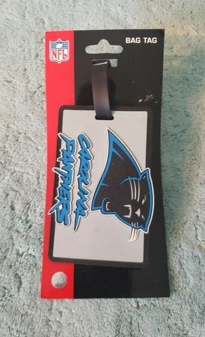 Carolina Panthers Luggage ID Tag [NEW] Travel Bag Cover
