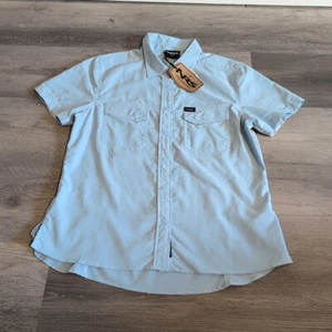 NEW NRS Guide Short Sleeve Shirt Women's XS Sterling Blue Kayak Fishing Small - Picture 1 of 6