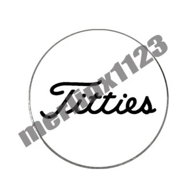NO BRAND "Titties" Novelty Golf Ball Marker Gift + HAT CLIP