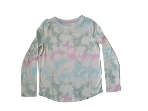 Cat and Jack Tie Dye Long Sleeve Tee (Girls M 7/8) NWT Pinks, Greens - Picture 1 of 1