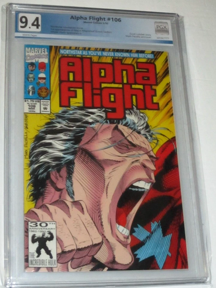 Alpha Flight #106 First Printing (Marvel Comics March 1992)