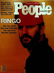 People Magazine January 17 1977 Ringo Starr Gary Gilmore Dory Previn - Picture 1 of 2