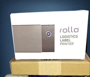 Rollo thermal label printer bundle mod x1038 new w/label stand /shipping labels - Afbeelding 1 van 11