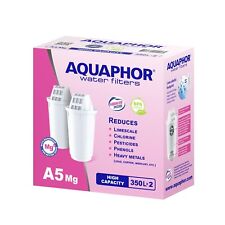 Water filter cartridges AQUAPHOR A5 replacement, fits all A5 filter jugs, 2 pack