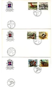 Iceland 1988-89-90 Birds FDC - Picture 1 of 1
