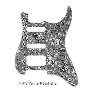 Golpeador de guitarra para EE. UU. Fender Strat HSS sin orificio de control opción multicolor - Imagen 1 de 27