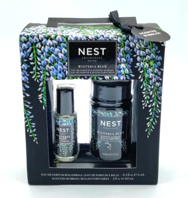 Nest Perfume Azul Glicina Juego de 2 Piezas Perfume Rollerball y Burbujas Perfumadas Foto 1 de 4
