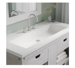 Native Trails NSVT48-1 Capistrano 49" NativeStone Vanity Top - Pearl. - Picture 1 of 5