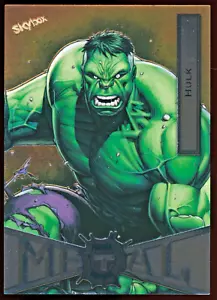 2021 Marvel Metal Universe | Hulk Light FX Giallo #33 | Spider-Man Skybox - Foto 1 di 2