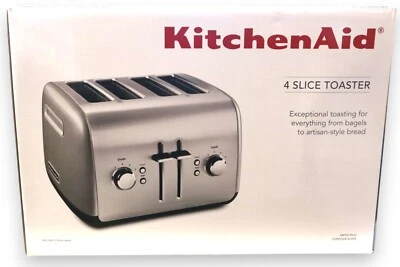 KitchenAid 4-Slice Toaster with Manual High-Lift Lever - KMT4115 NEW - Image 1 of 2