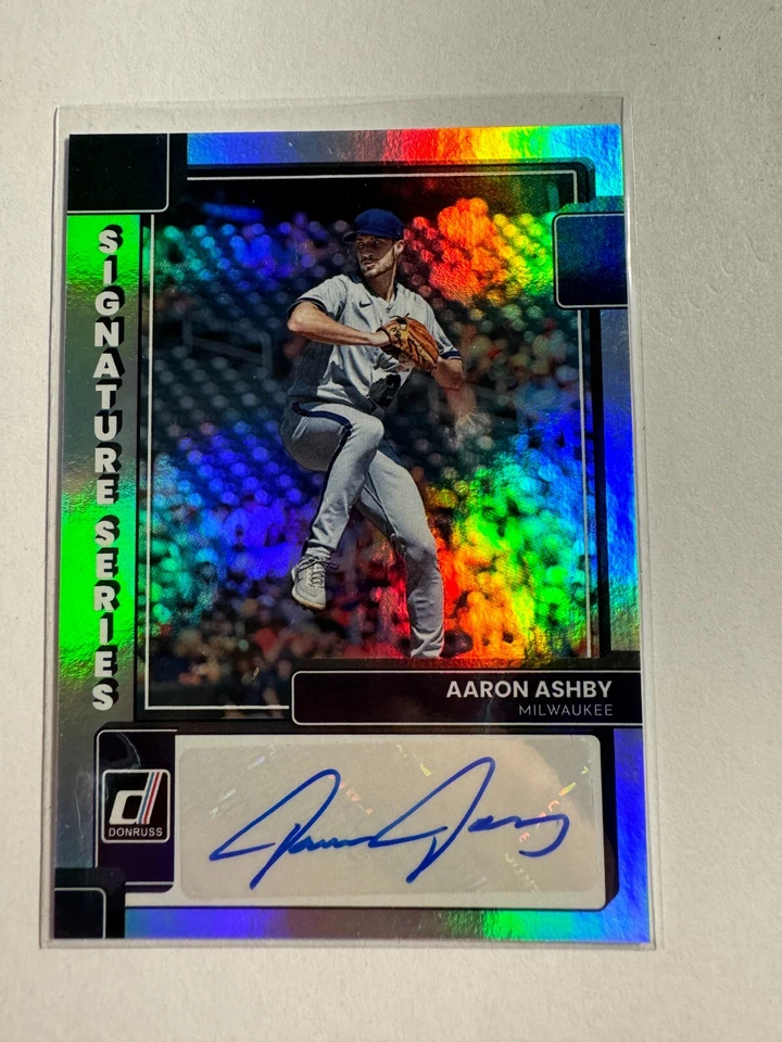 K134,017 - 2022 Donruss Signature Series #40 Aaron Ashby Auto - Image 1 of 1