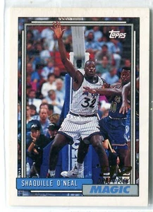 Tarjeta de novato Topps Shaquille Shaq O'Neal RC 1992-93 #362 HOF MAGIC LAKERS HEAT - Imagen 1 de 1