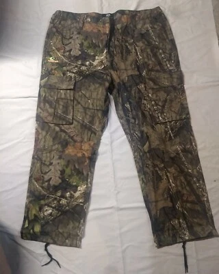 Mossy Oak Mens Green Camo Cargo Pants Size 2XL XXL  (44/46) NEW - Image 1 of 4