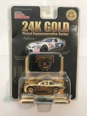 Racing Champions 1998 oro 24 k 1/64 Brett Bodine #11 Paychex Ford 1 de 9.998 Foto 1 de 4