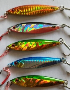 METAL JIG MINNOW ARTIFICIALE SPINNING PESCA MARE 21-30 GR - Imagen 1 de 23