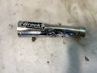 00-01 KAWASAKI NINJA ZX12 ZX12R BROCKS RENDIMIENTO SILENCIADOR ESCAPE ABOLLADURAS ANTIDESLIZANTES Foto 1 de 3