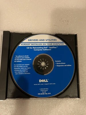 Dell Drivers and Utilities CD for Reinstalling Optiplex 745, 740, 320, 745C, XP - Image 1 of 3