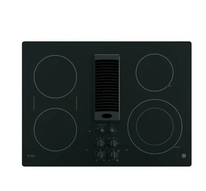 GE PP9830DRBB Profile™ 30" Downdraft Electric Cooktop - Black - Picture 1 of 5